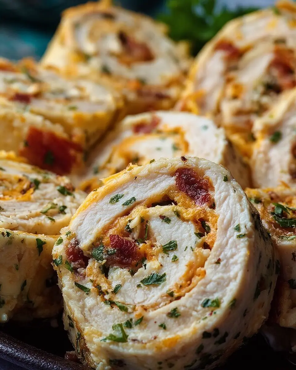 Ranch Chicken Rollups: Easy Turkey Bacon and Chicken Ham Delight