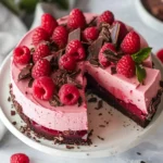 Chocolate Raspberry Mousse Cake