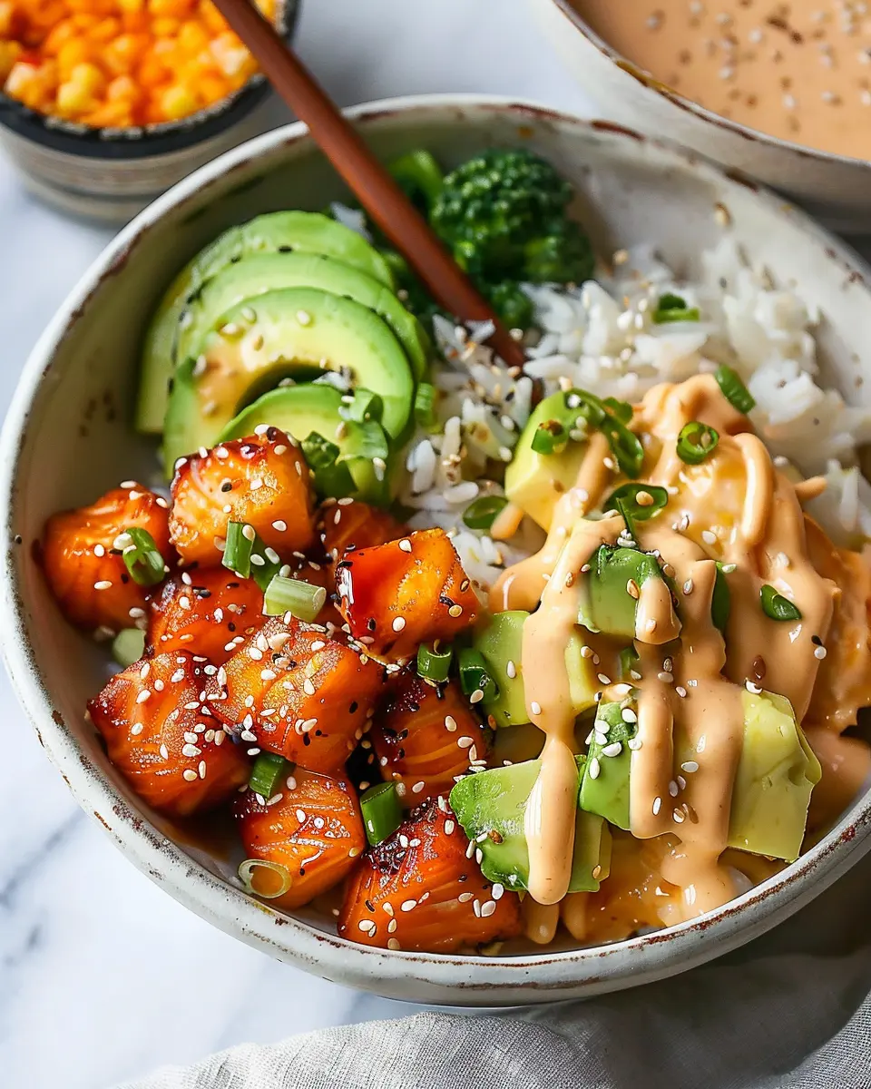 Bang Bang Salmon Bites Bowls: Easy and Delicious Recipe for Home Chefs