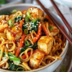 Vegan Stir-Fry Noodles: Easy Recipe with Crispy Tofu Delight