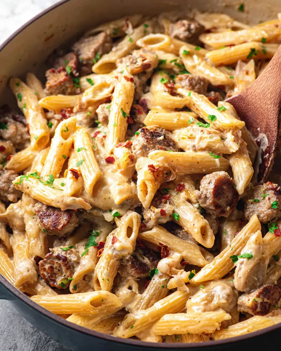 Creamy Sausage Chicken Pasta: A Cozy Indulgence for Dinner