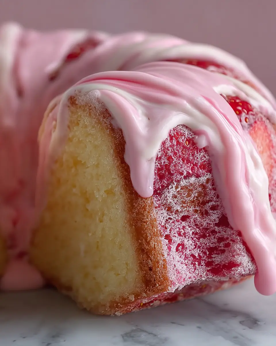 Strawberry Milkshake Pound Cake: Indulgent Dessert for Everyone