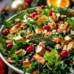 Christmas Salad with Honey Mustard Dressing