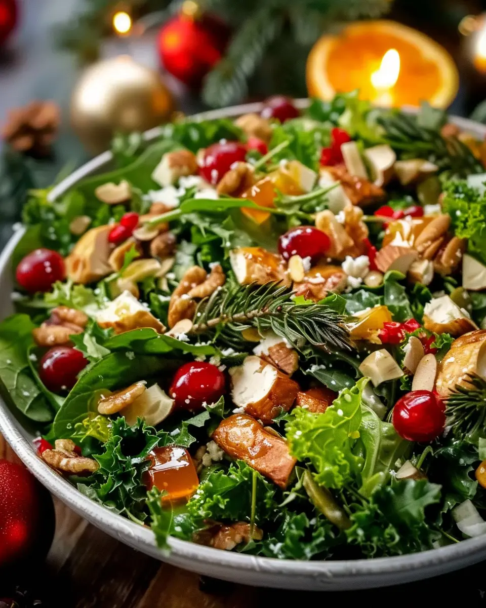 Christmas Salad with Honey Mustard Dressing: A Joyful Twist