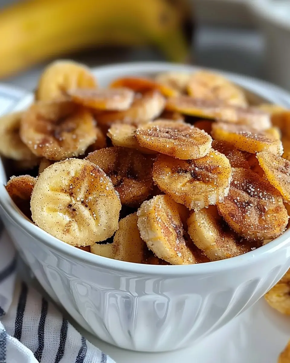 Cinnamon-Sugar Air Fryer Banana Chips: Easy Crunchy Delight