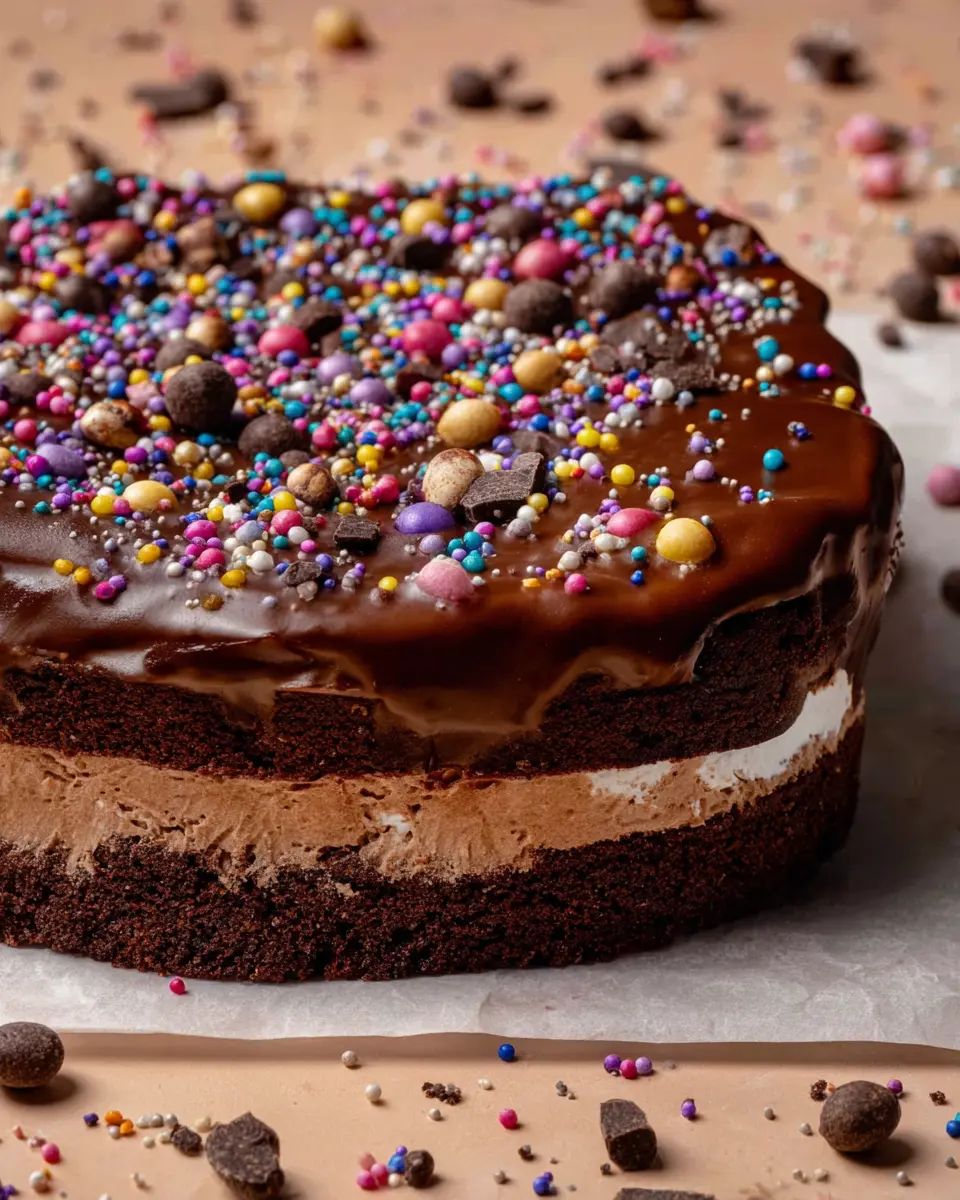 No-Bake Cosmic Brownie Icebox Cake: Easy Indulgence for Dessert Lovers