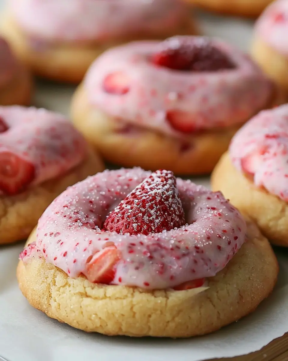 Strawberry Kiss Cookies: Easy Treats for Your Sweet Tooth
