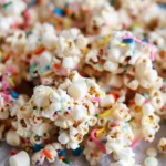 Homemade Funfetti Marshmallow Popcorn Treats Recipe