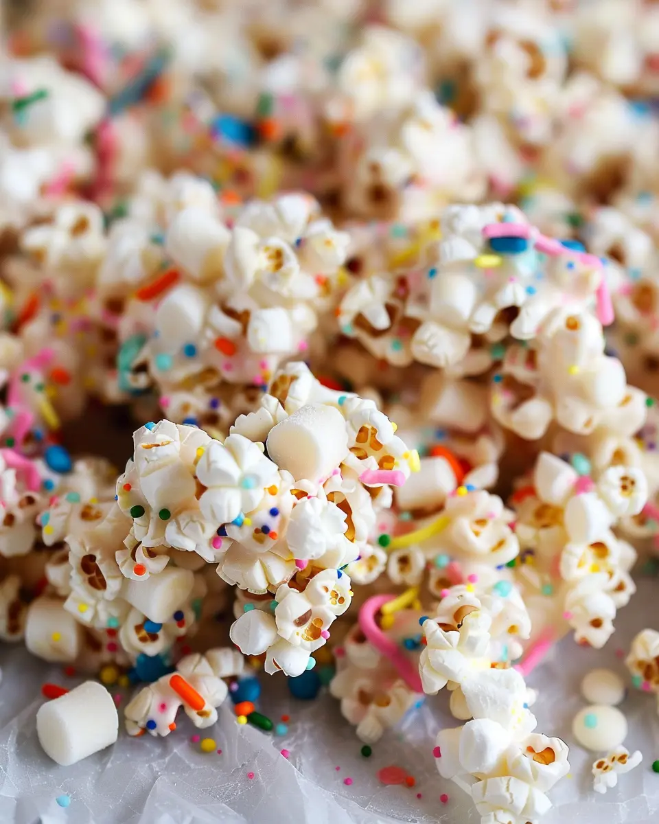 Homemade Funfetti Marshmallow Popcorn Treats Recipe: An Easy Delight