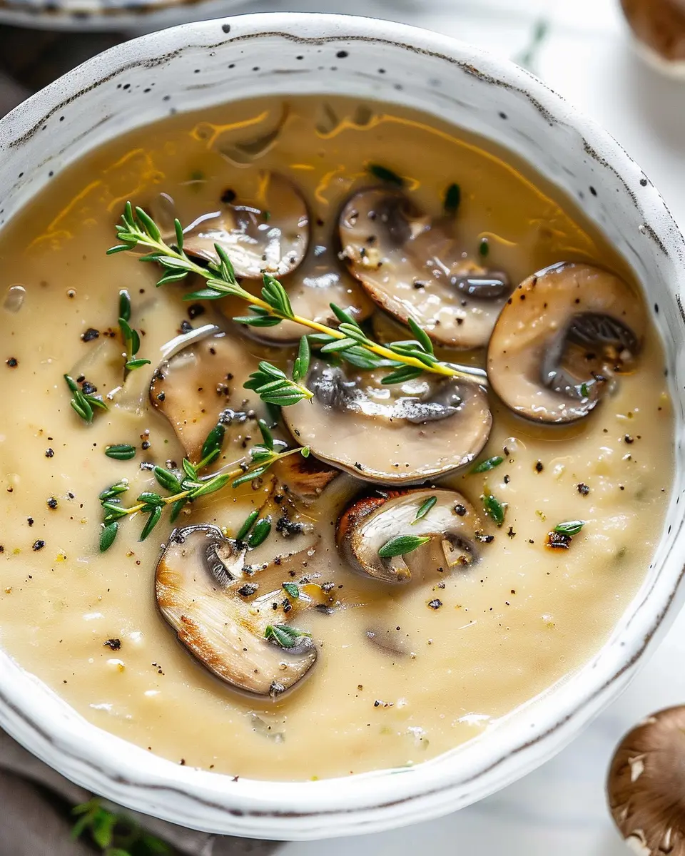 Cream Of Mushroom Soup: Easy Comfort With Turkey Bacon Twist