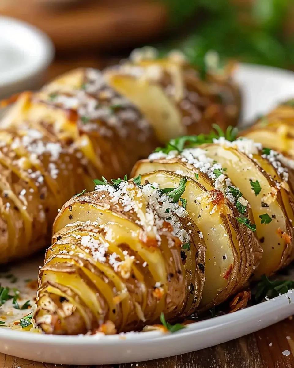 Hasselback Potatoes: Easy and Indulgent with Turkey Bacon Delight