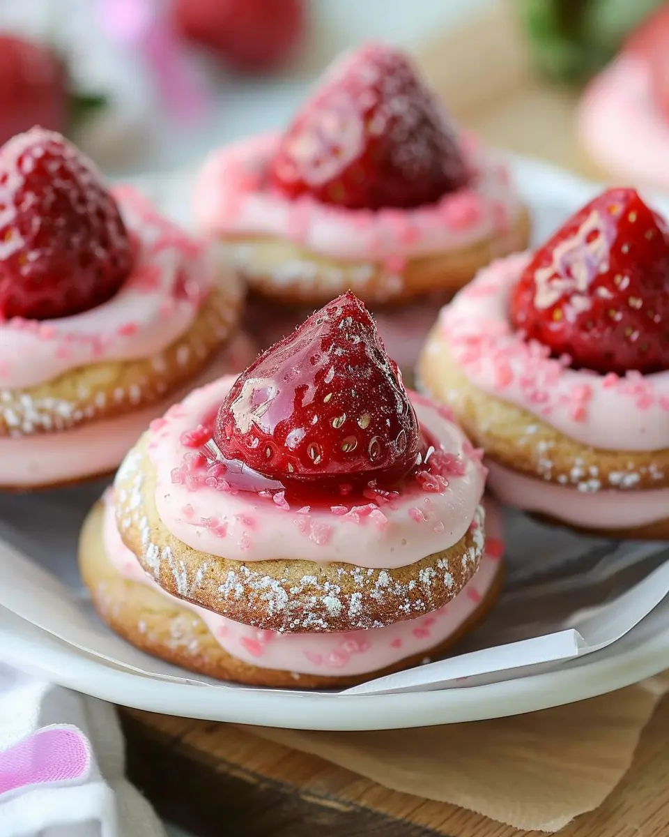 Strawberry Kiss Cookies: Easy to Make and Irresistibly Sweet