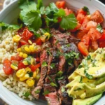 High Protein Steak Fajita Bowl