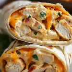 Quick Cheesy Chicken Wrap