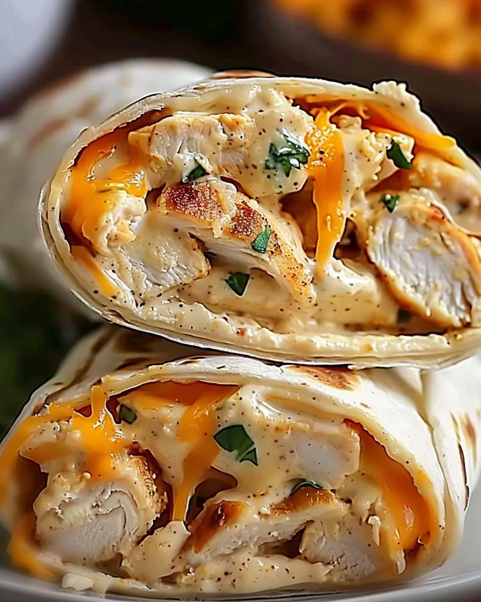 Quick Cheesy Chicken Wrap: Easy and Delicious for Busy Nights
