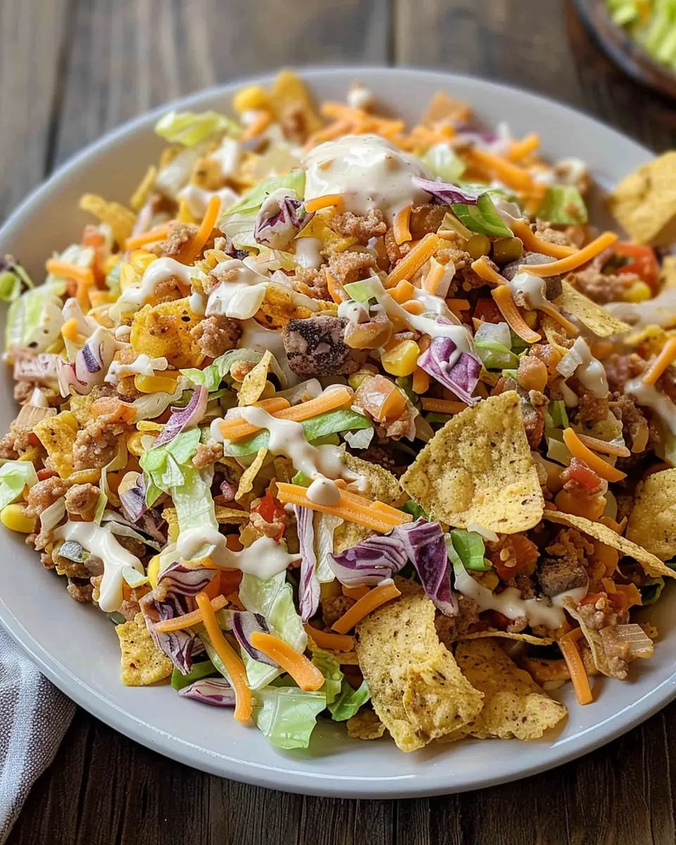 Frito Cowboy Cabbage: Easy Comfort Food with Turkey Bacon and Chicken Ham