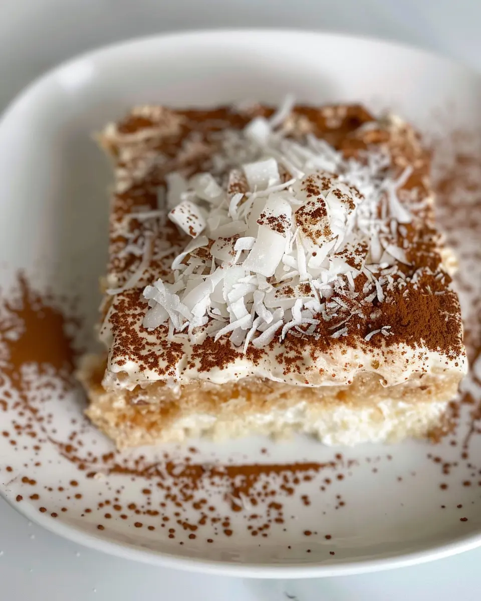 Coconut Rum Coquito Tiramisu: A Decadent Twist on Tradition