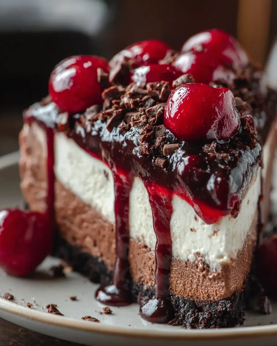 Black Forest Cheesecake Delight: An Indulgent Homemade Treat