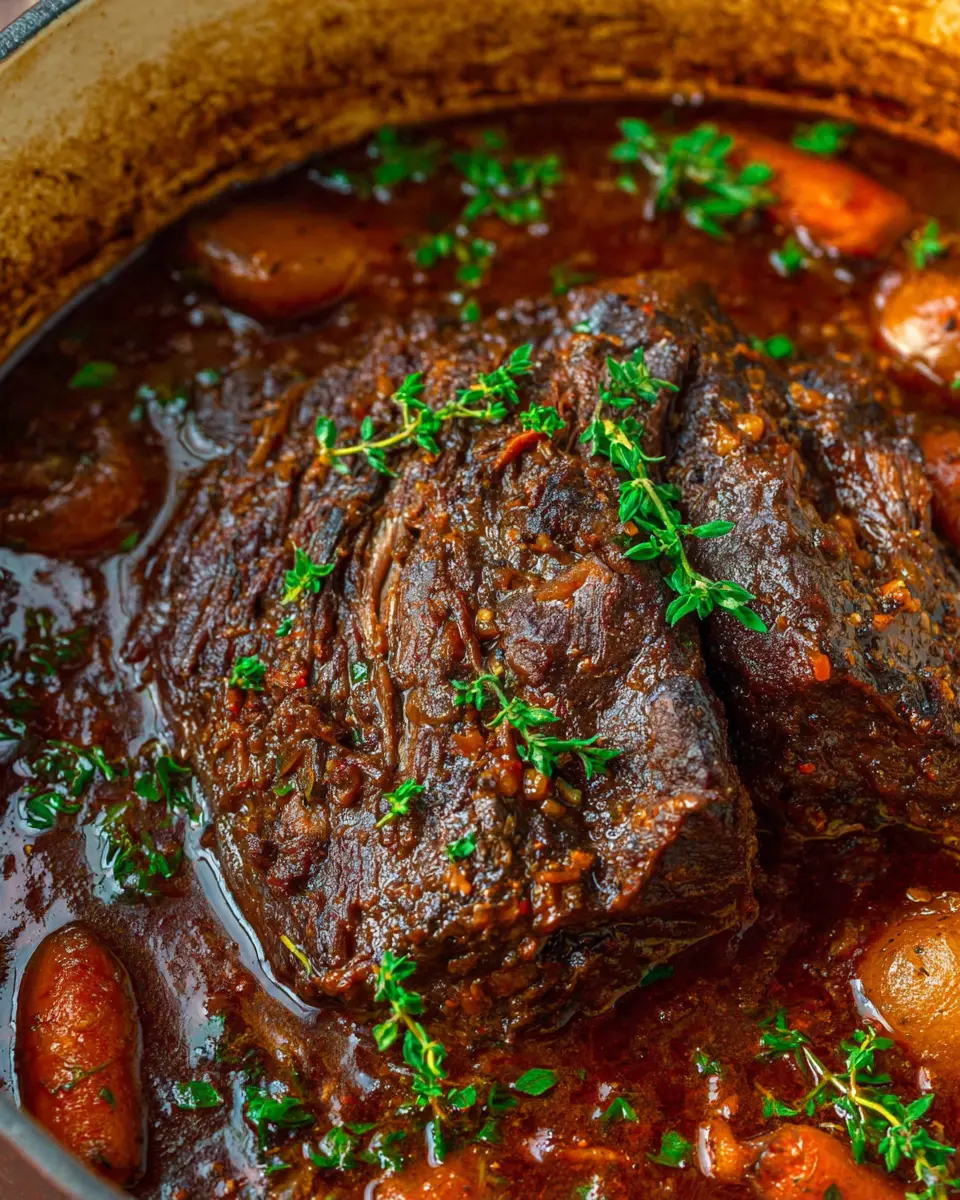 Italian Pot Roast Stracotto: Juicy Beef for Cozy Family Dinners