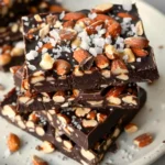 Dark Chocolate and Sea Salt Nut Bars
