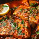 Classic Spicy Moroccan Fish in Rich Sauce