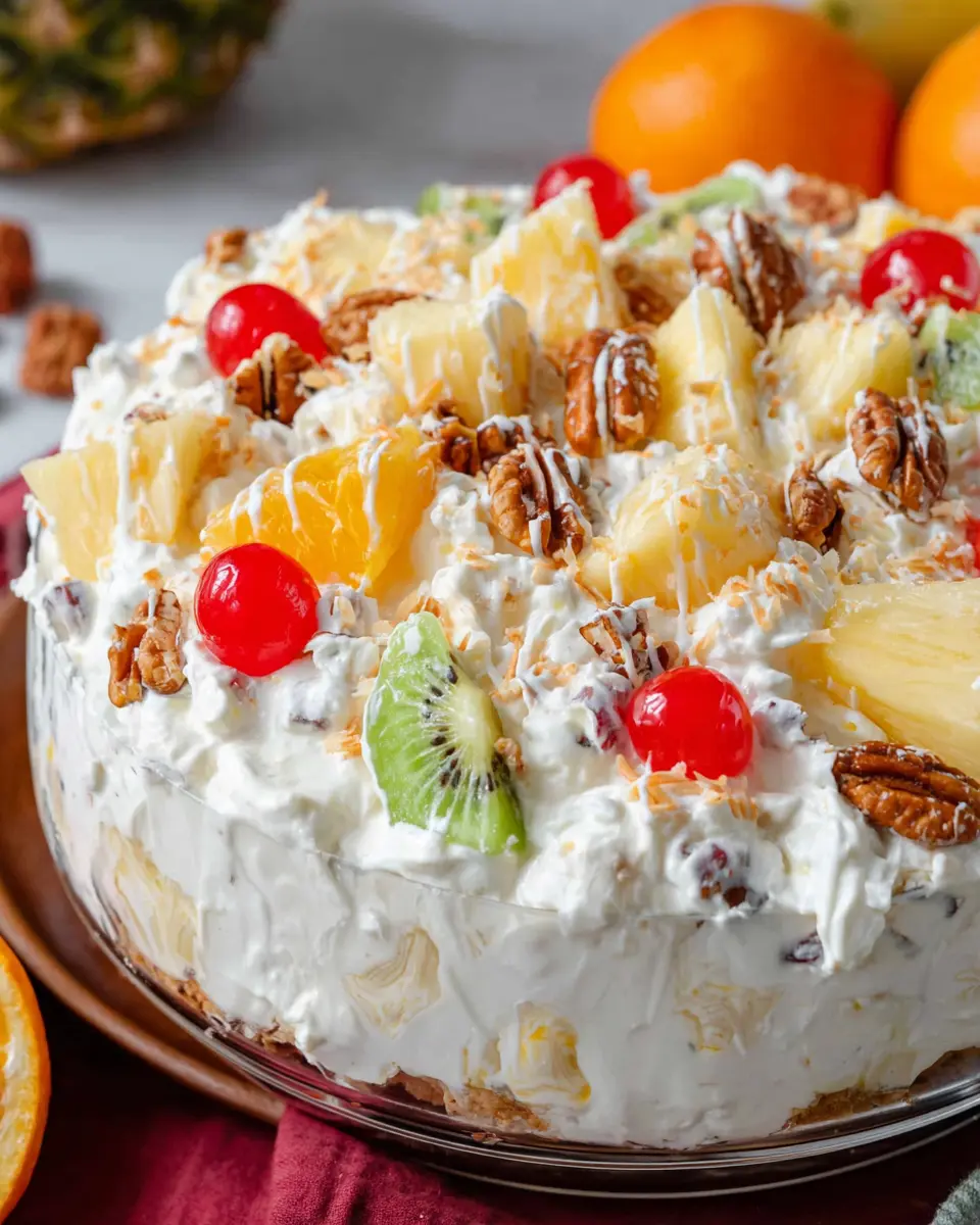 Best Hawaiian Cheesecake Salad Recipe: A Sweet Tropical Delight