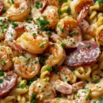 Creamy Garlic Shrimp (15 mins)