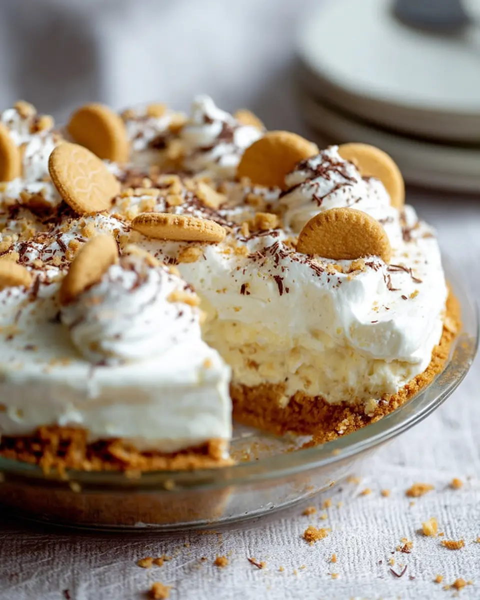 Nilla Wafer Banana Pudding Fluff Pie: The Best Easy Recipe