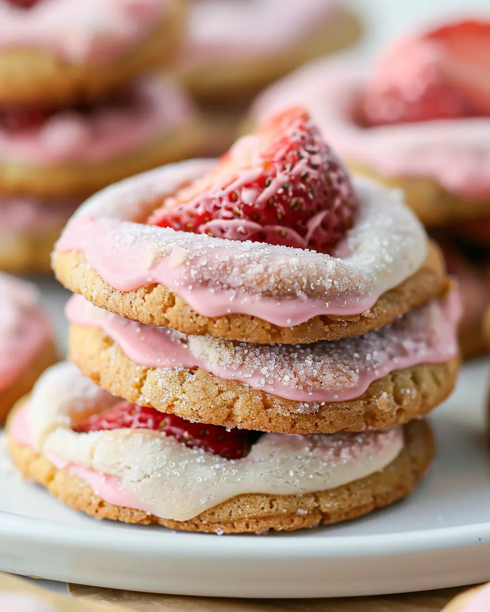 Strawberry Kiss Cookies: Easy Indulgence for Sweet Lovers