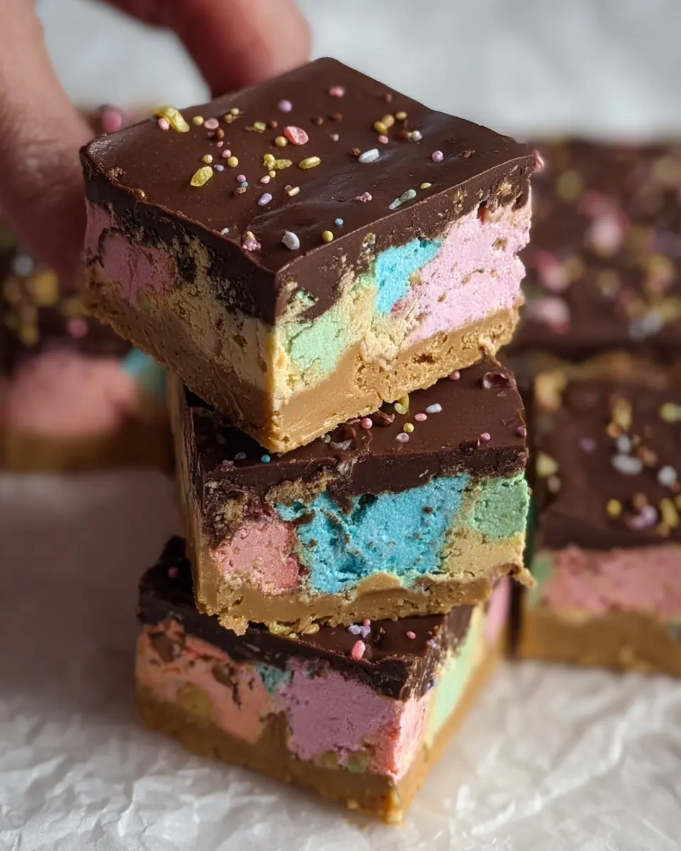 Peanut Butter Pastel Egg Bars: Easy and Indulgent Treats at Home