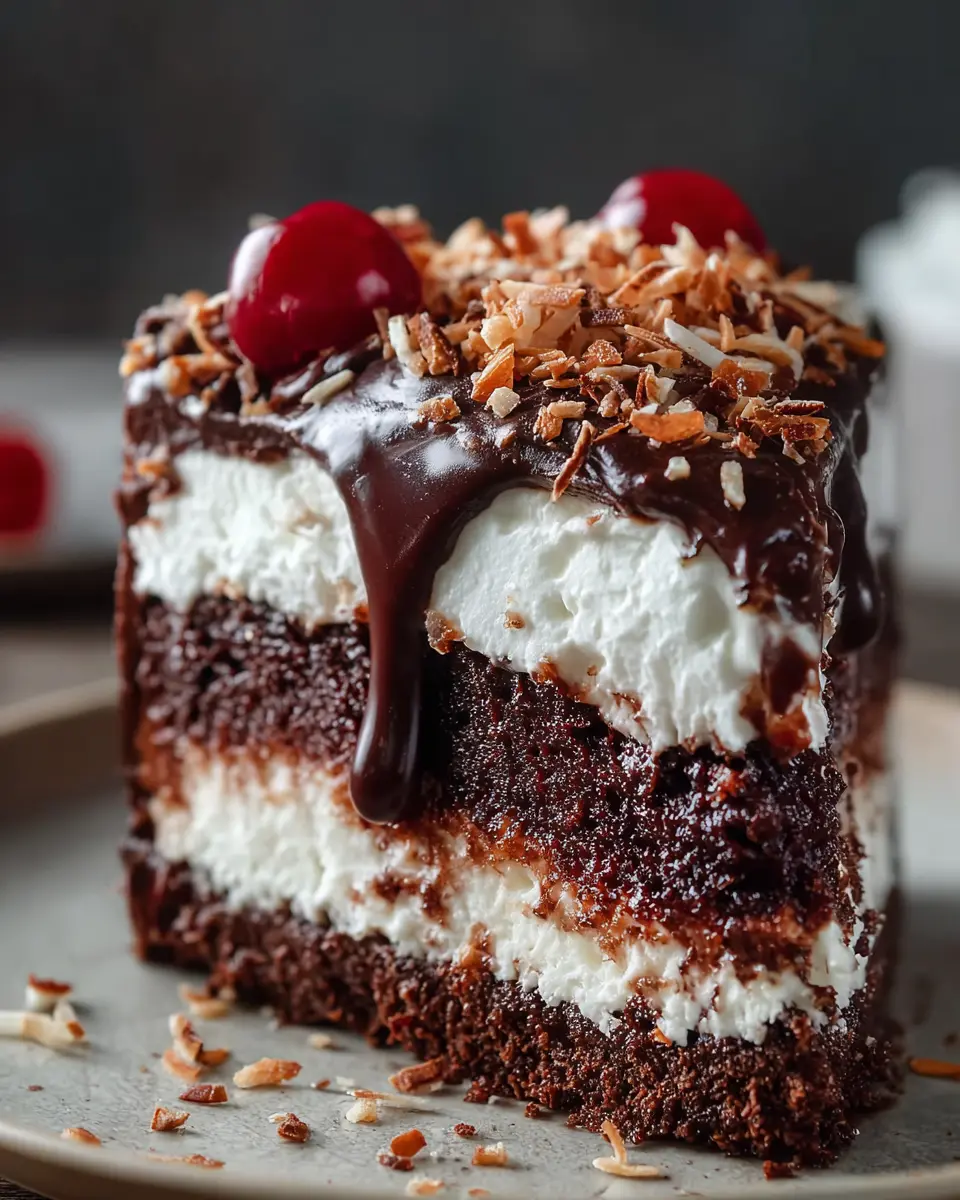 Rich Chocolate Coconut Poke Cake: The Indulgent Homemade Delight