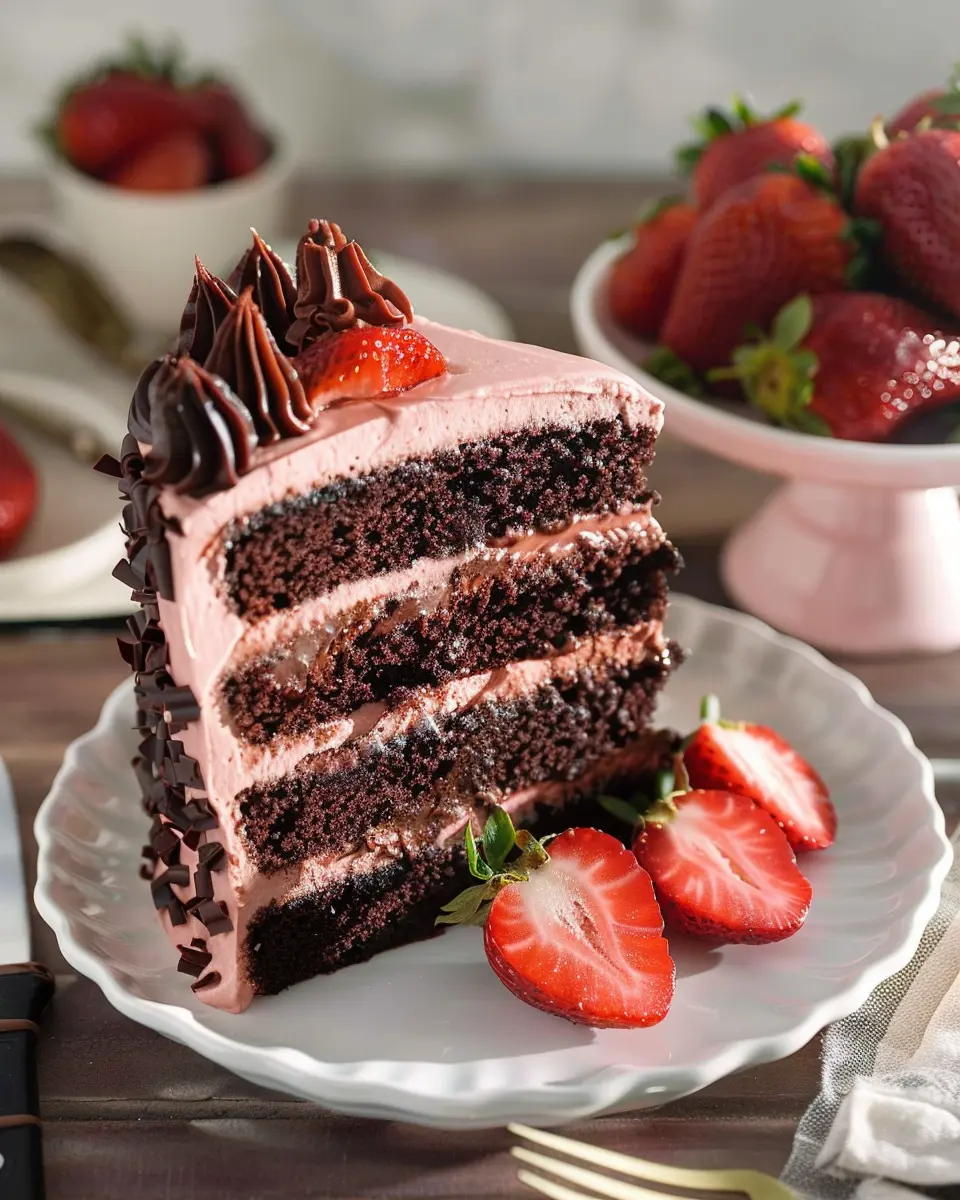 Strawberry Chocolate Cake: The Indulgent Dessert You’ll Love