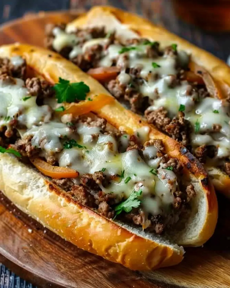 Ground Beef Philly Cheesesteaks: Easy and Indulgent at Home