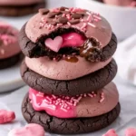 Valentine Ganache Cookies