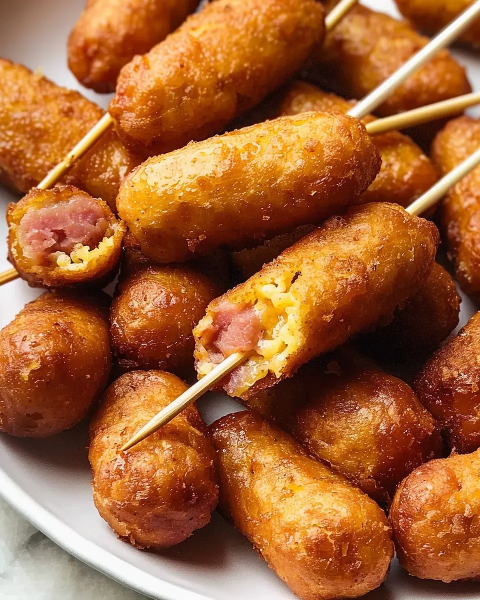 Homemade Mini Corndogs: Easy Turkey Bacon Treats for Everyone