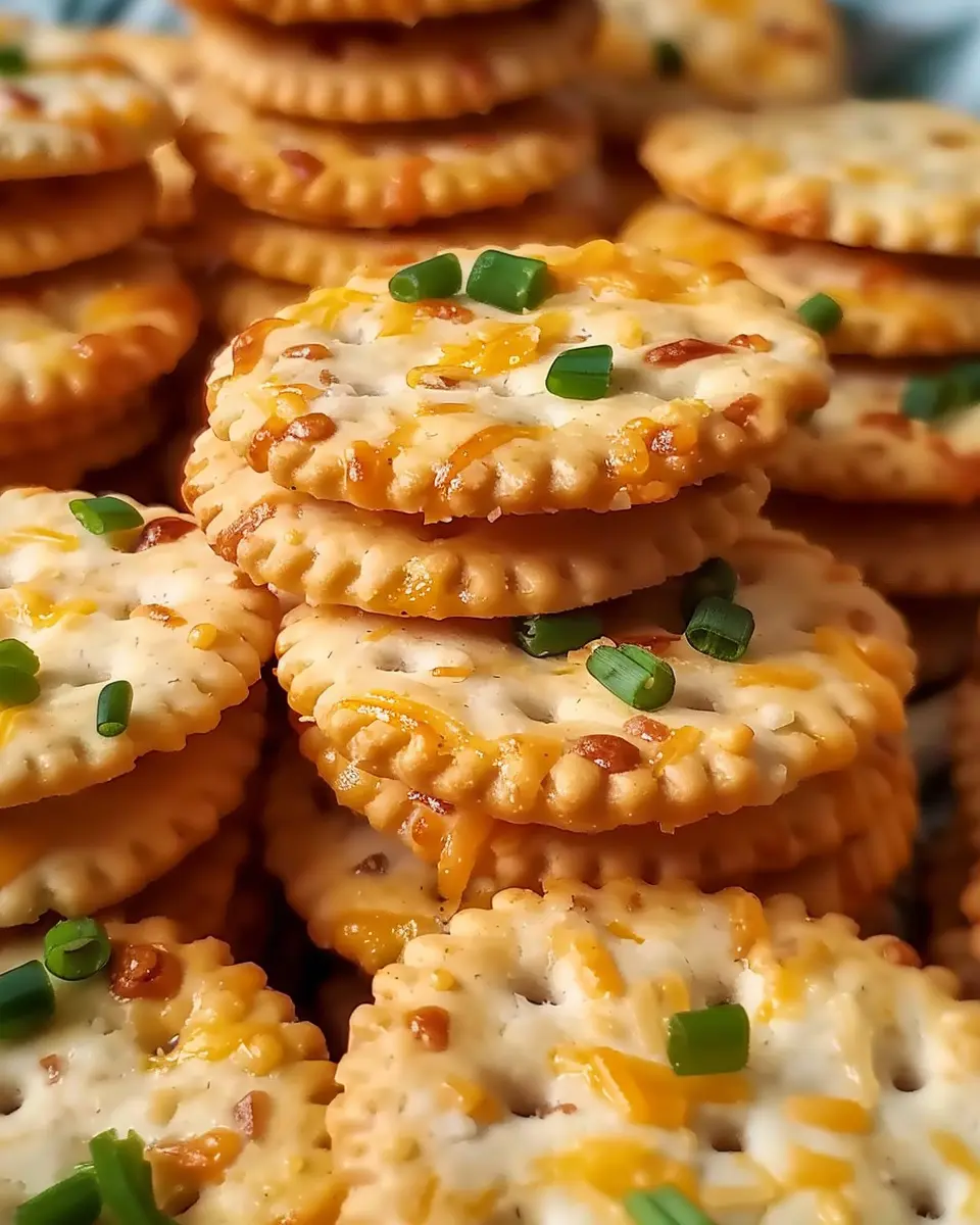 Ritz Crackers Party Snacks – Easy Cheddar Turkey Bacon Delight