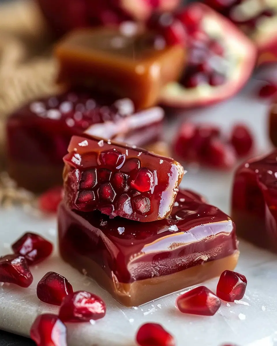 Pomegranate Caramels: Easy Indulgence for Sweet Treat Lovers