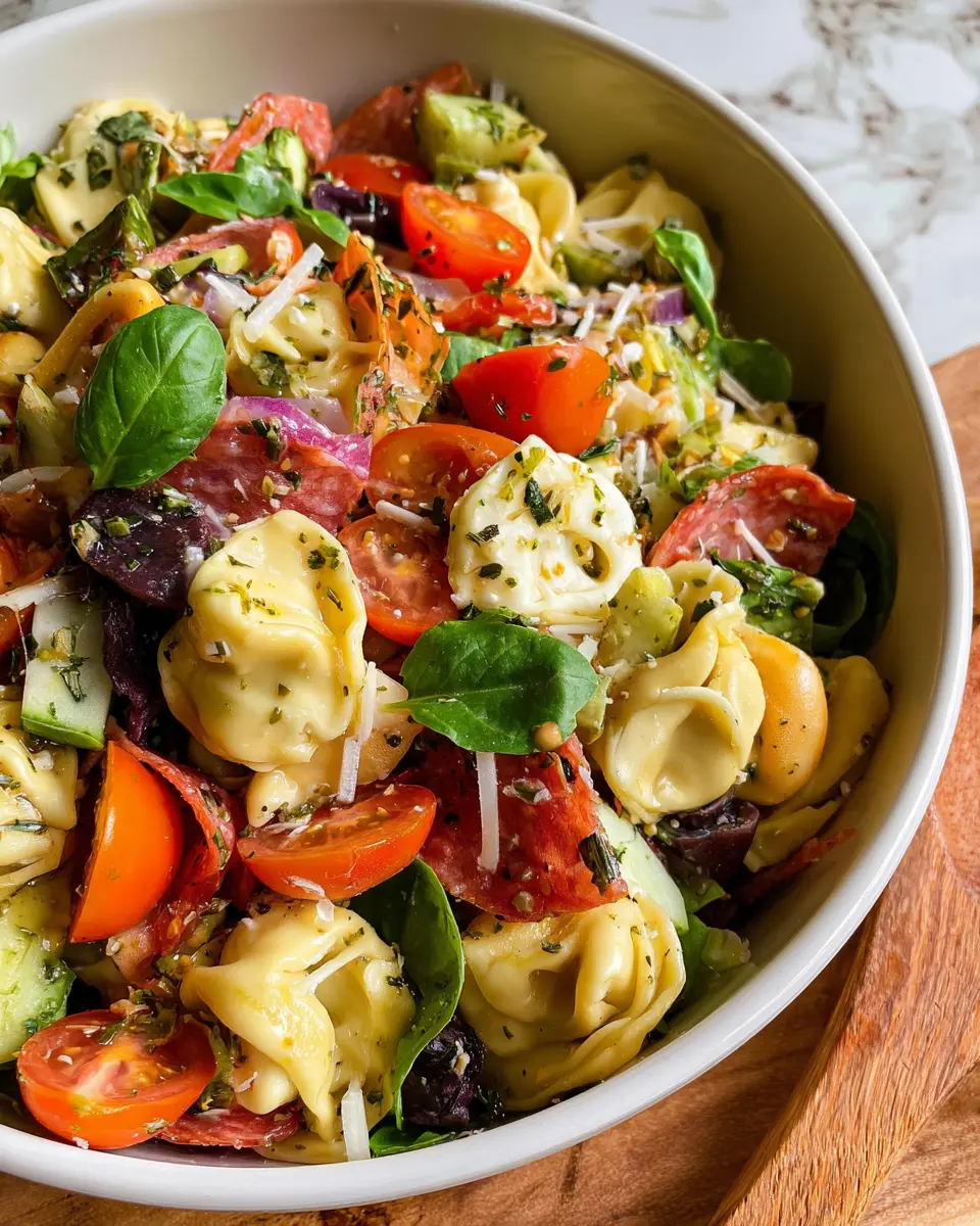Tortellini Pasta Salad: A Flavorful Twist with Turkey Bacon and Chicken Ham