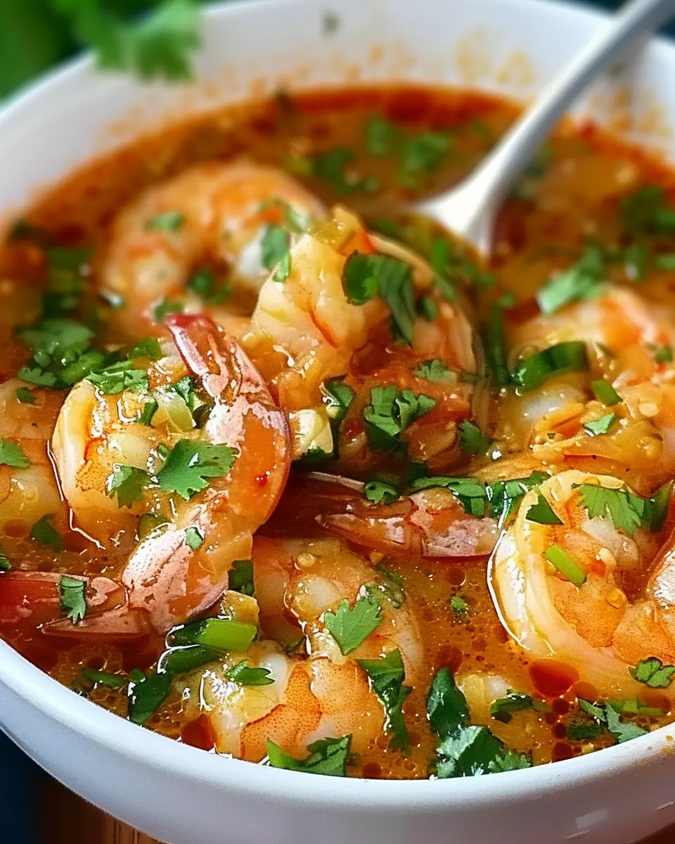 Quick and Spicy Shrimp Soup: A Bold and Simple Weeknight Delight