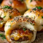 Garlic Parmesan Cheeseburger Bombs Recipe