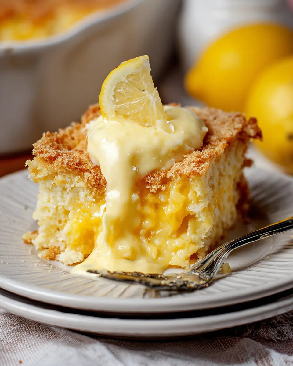 Lemon Cream Cheese Dump Cake: A Healthy Spring Delight