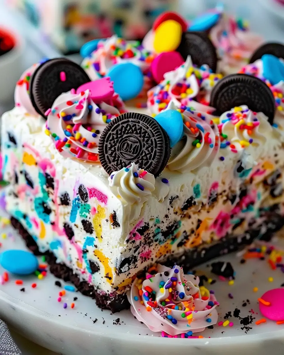 No-Bake Funfetti Oreo Icebox Cake: Easy, Indulgent Treat for All