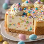 Easter Sprinkle Cheesecake