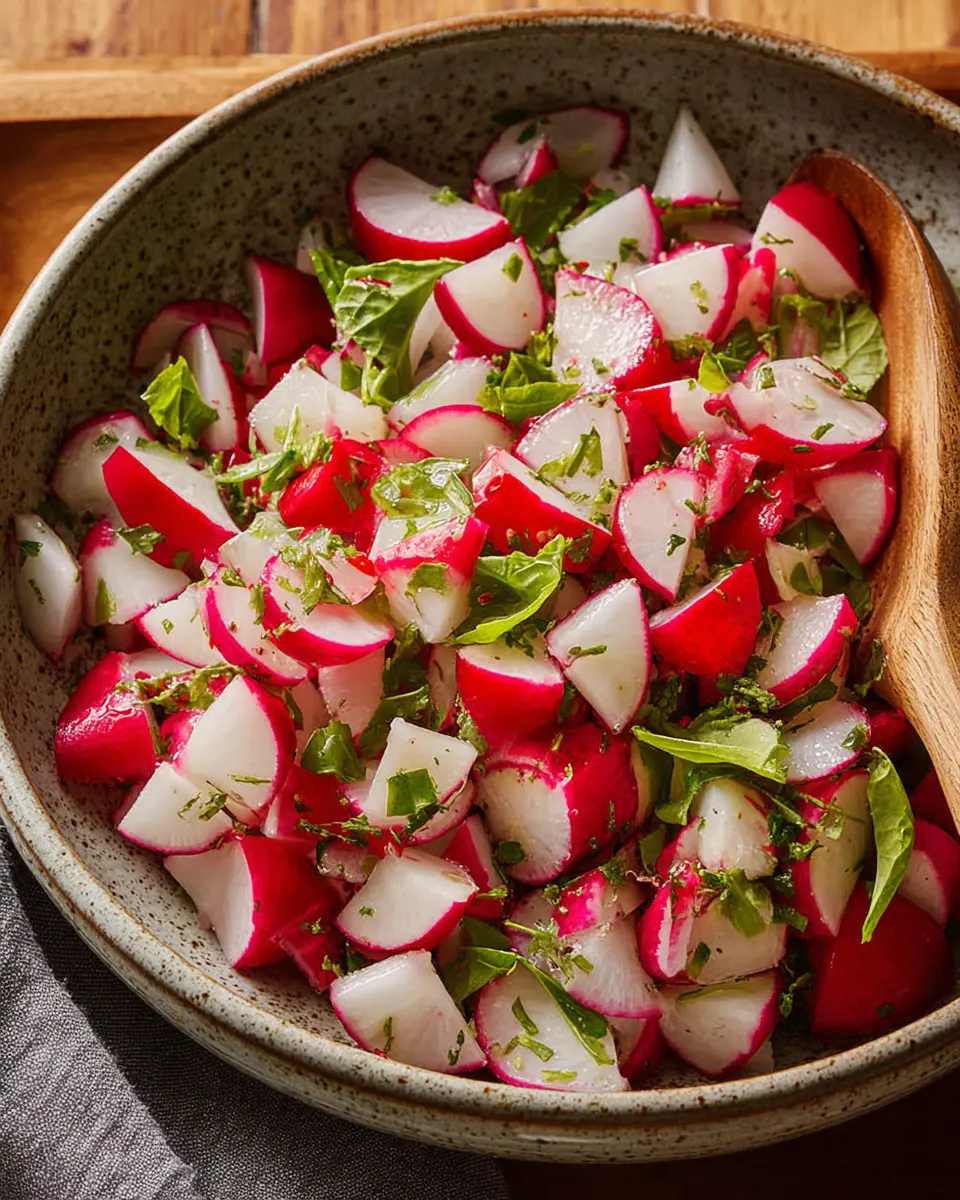Spring Radish Salad: Refreshingly Easy Recipe with Turkey Bacon