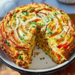 Breakfast Veggie Crinkle Cake