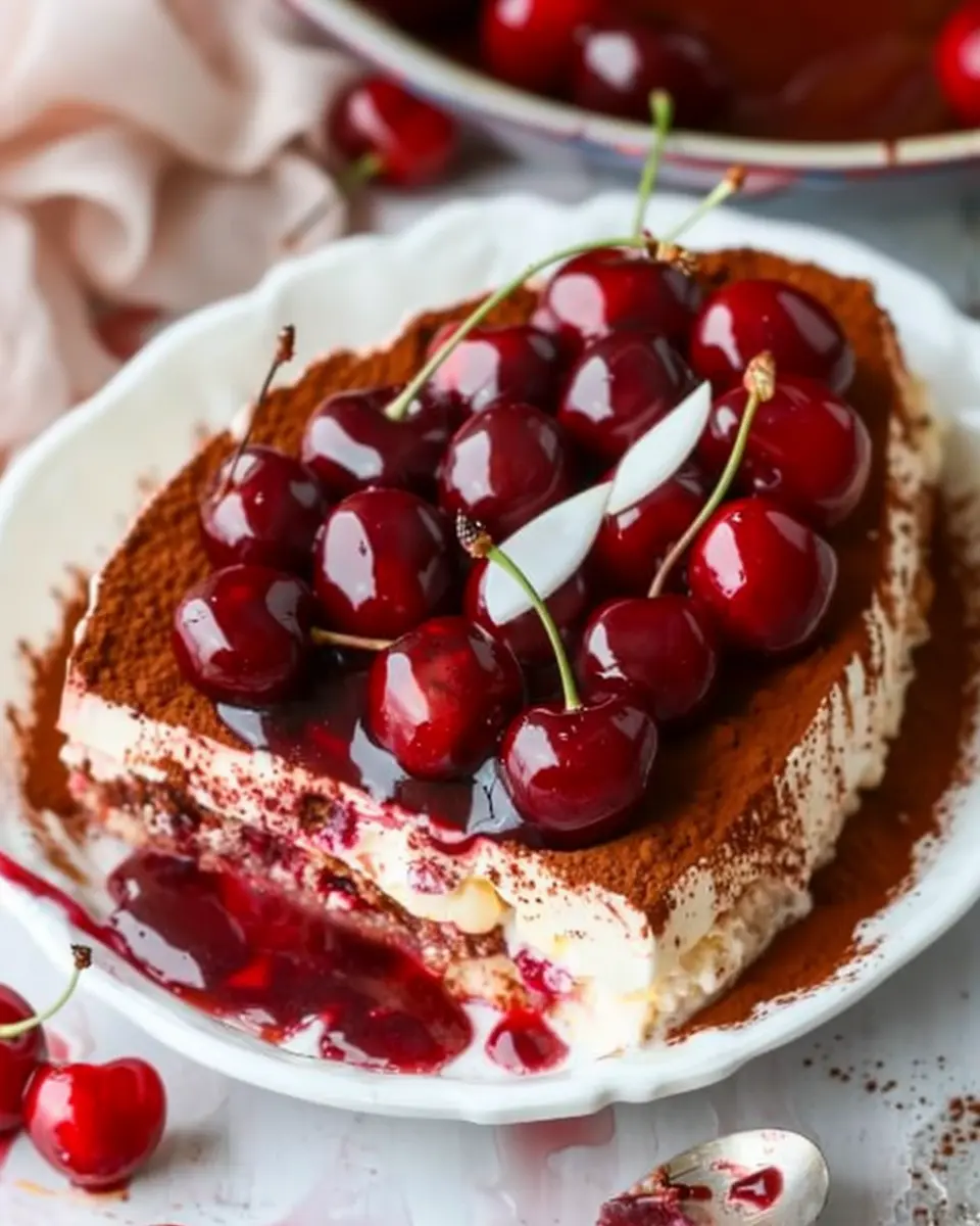 Cherry tiramisu: A creamy, indulgent twist on a classic dessert