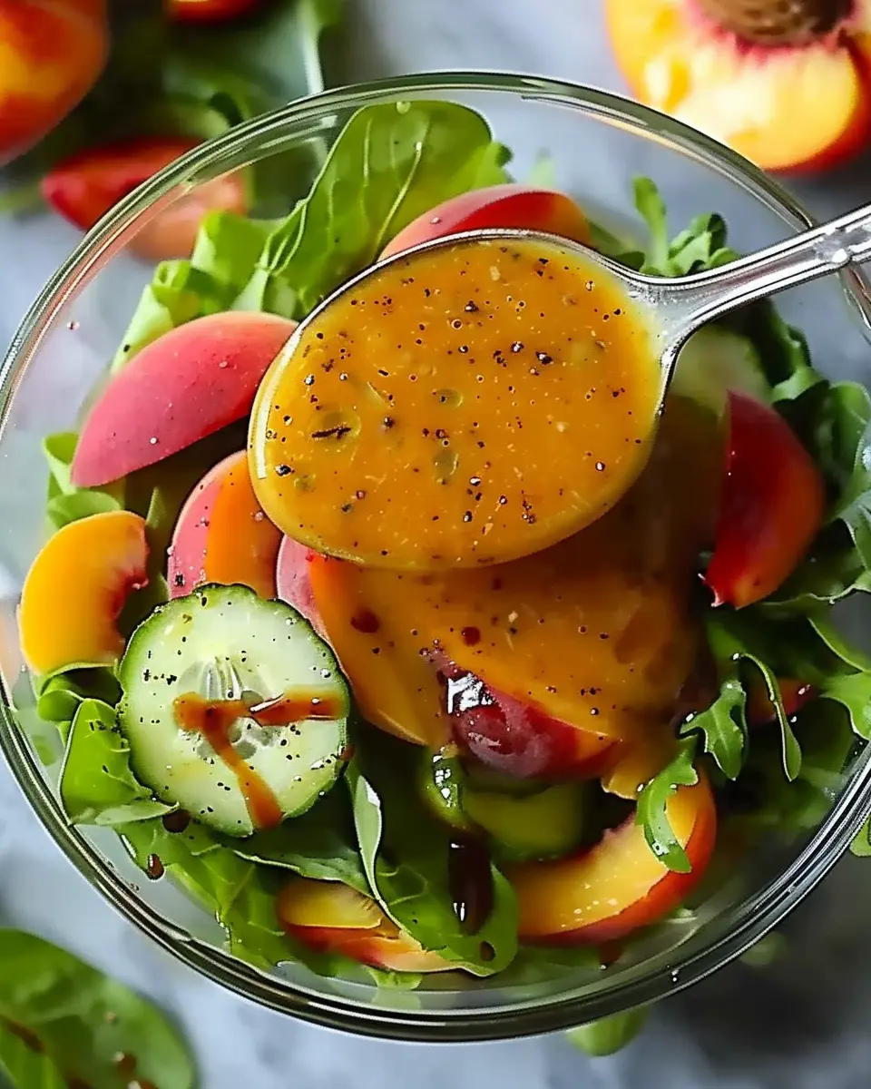 Peach Honey Dijon Balsamic Vinaigrette: A Sweet Summer Treat