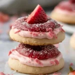Strawberry Kiss Cookies