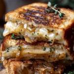 Pear & Apple Grilled Cheese With Caramelized Onions: A Quick Delight
