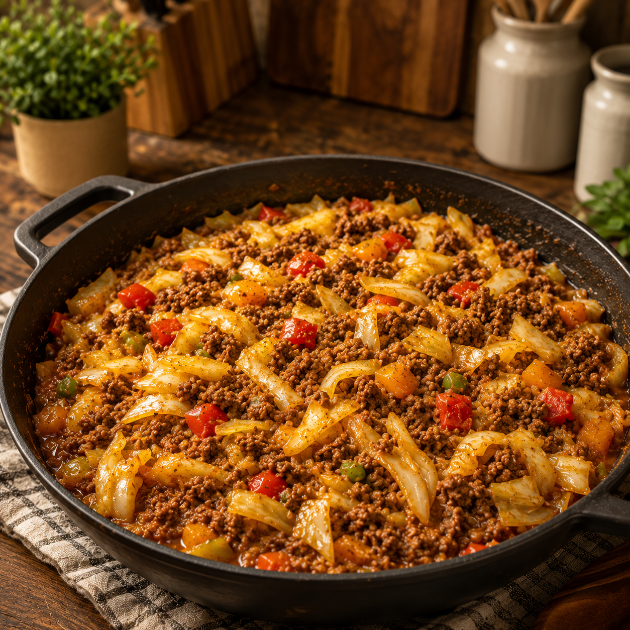 Filthy Cabbage: Indulgent Turkey Bacon & Chicken Ham Delight